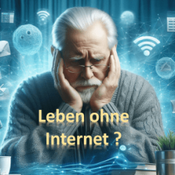 Senior ohne Internet